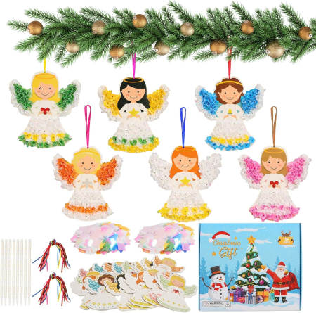 JUCARII - Joc de artizanat pentru impodobit pomul de Craciun, 24 piese