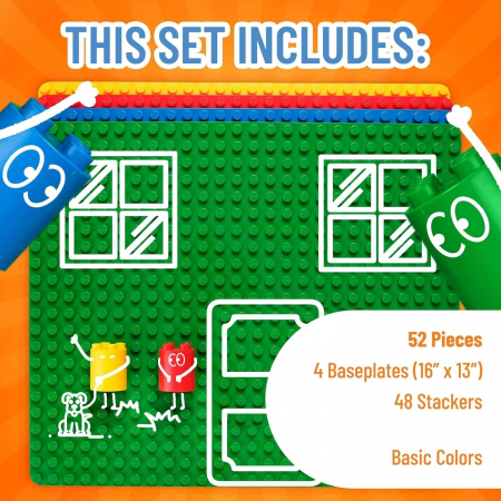 Joc de constructie pentru dezvoltarea imaginatiei si indemanarii tip LEGO, 48 piese [2]