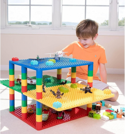 Joc de constructie pentru dezvoltarea imaginatiei si indemanarii tip LEGO, 48 piese [7]
