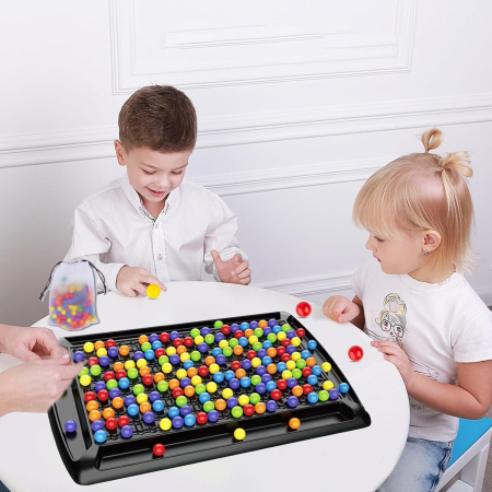 Joc de strategie pentru 2 persoane cu 120 de bile multicolore [6]