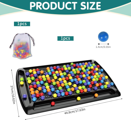 Joc de strategie pentru 2 persoane cu 120 de bile multicolore [1]