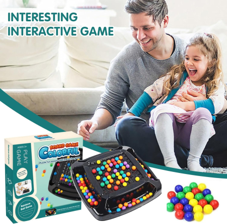 Joc de strategie pentru 2 persoane cu 80 de bile multicolore [4]