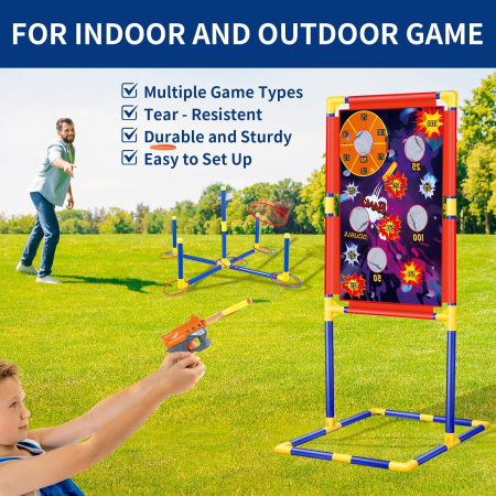 Jocuri de indemanare si tinta, 3 in 1, pentru interior sau exterior [5]