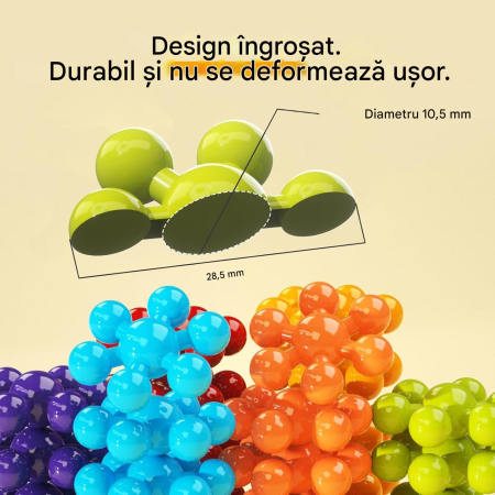 Joc educativ de asamblare, 200 piese de constructie pentru diferite forme geometrice - Copie [3]