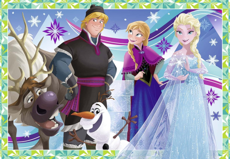 Puzzle dublu Frozen 2x12 piese Disney [2]