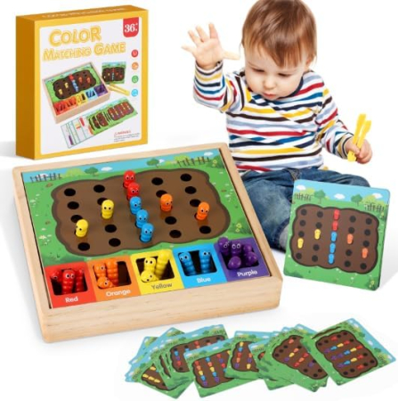 SETURI DE CONSTRUCTIE - Joc educativ de invatare a culorilor cu insecte
