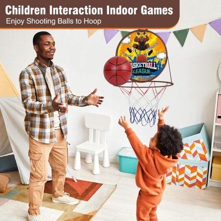 Joc 2 in 1 de aruncare a mingiilor cu prindere Velcro [3]