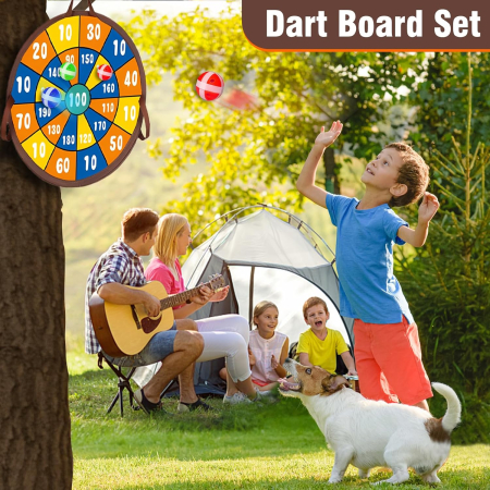 Joc 2 in 1 de aruncare a mingiilor cu prindere Velcro [4]