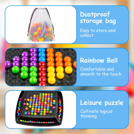 Joc de strategie pentru 2 persoane cu bile multicolore [3]