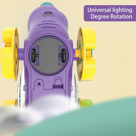 Jucărie educativă electrică melc muzical luminos – Transparentă [3]