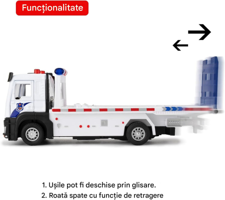 Jucarie camion de transport masini, cu sunete si lumini [5]