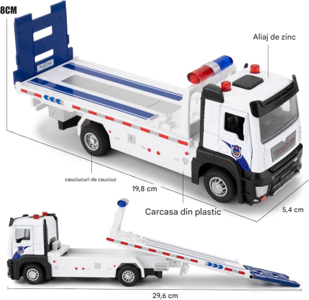 Jucarie camion de transport masini, cu sunete si lumini [3]