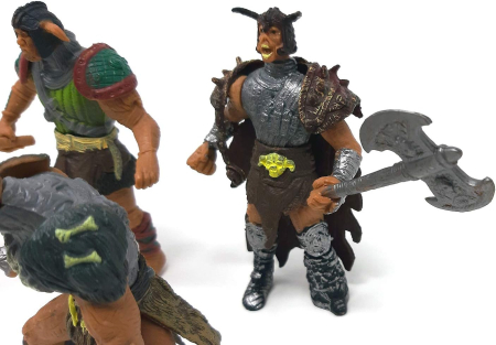 Figurine din filme SF, orci pregatiti de lupta, set 4 piese [2]