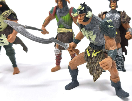 Figurine din filme SF, orci pregatiti de lupta, set 4 piese [3]