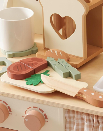 Accesorii de bucătărie pentru copii-Set de 16 piese, ustensile și multe altele, jucării de rol [4]