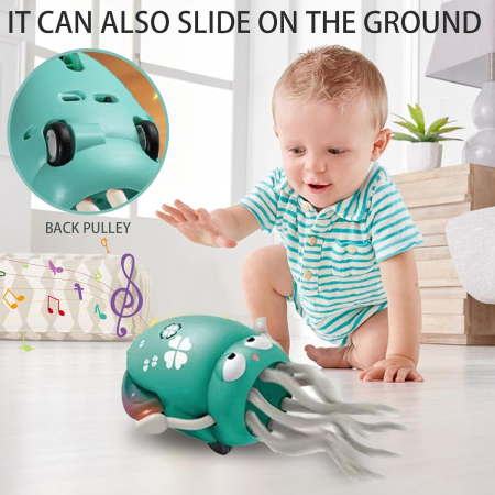 Jucărie reincarcabila USB, caracatita dansatoare care se taraste cu sunete si lumini [3]