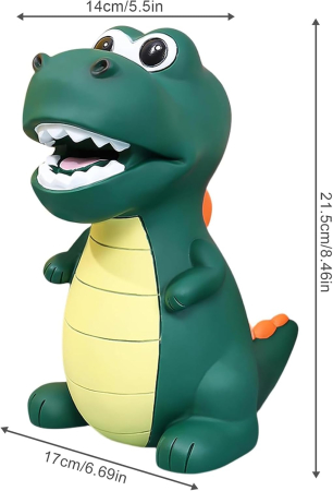 Dinozaur verde pusculita pentru copii [1]