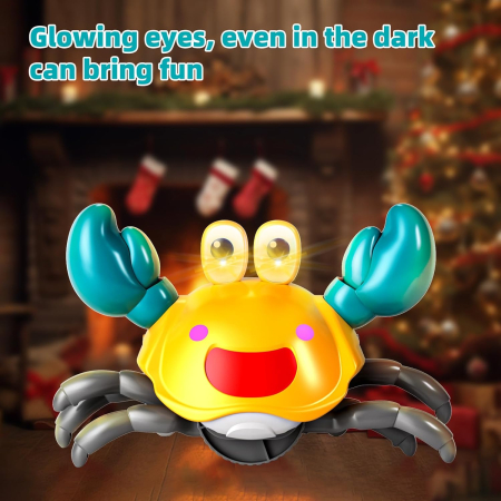 Jucarie muzicală reincarcabila USB pentru copii mici, crab târâtor [3]