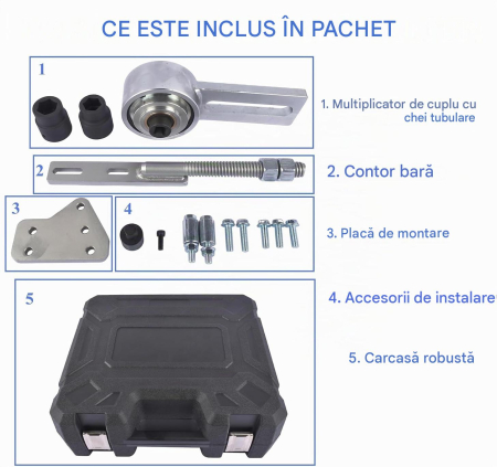 Multiplicator de Cuplu Ford 303-1611, 1500 Nm, Raport 1:5, Scule Distribuție [1]