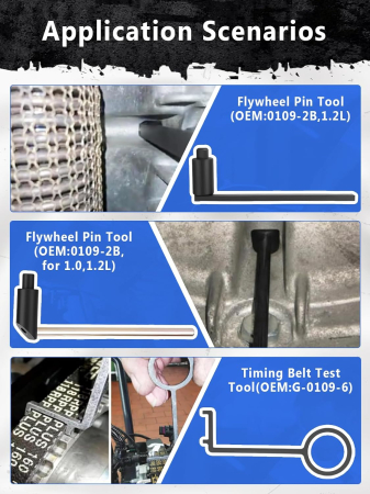 Kit Scule Distribuție 1.0/1.2 PureTech, Peugeot, Citroën, Opel, Toyota, 0109-2A [5]