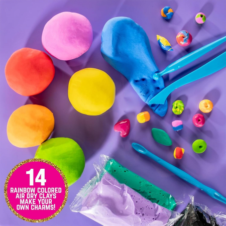 Kit de fabricare bijuterii unicorn pentru fete cu peste 200 piese [4]