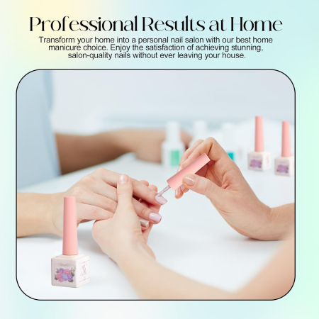 Kit de lac de unghii semi-permanent cu 12 culori, geluri UV DIY - Seria Ilustrație Candy [2]