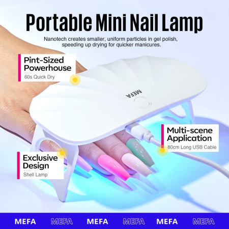 Kit de lac de unghii semi-permanent cu 12 culori și lampa UV 6 W, geluri UV [3]