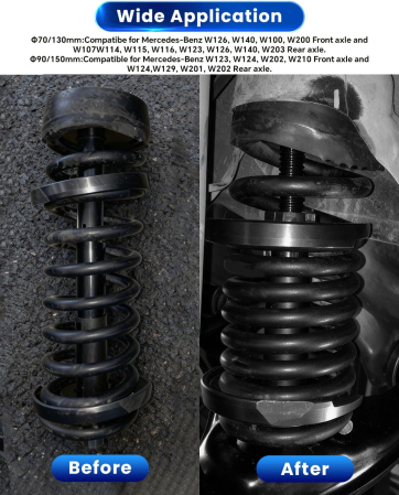 Presa Arcuri Suspensie ATPEAM, 5 Piese, 120-325 mm, Mercedes-Benz [1]