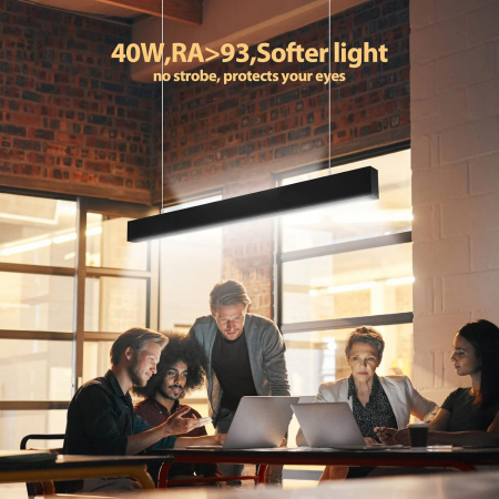 Lampa LED suspendata usoara 114.5 cm, inaltime reglabila, 40W 4000K [4]