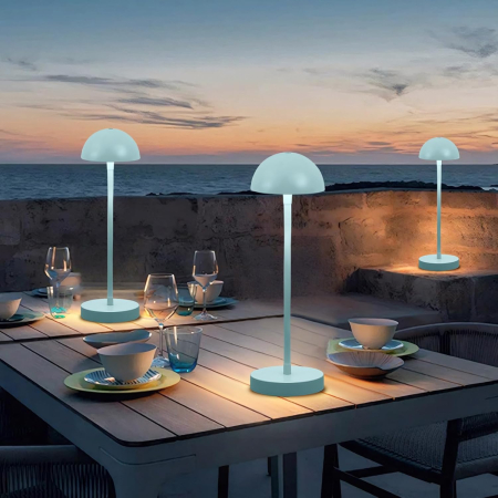 Lampa de masa LED reincarcabila, picior flexibil, comenzi tactile, 3 moduri lumina [5]