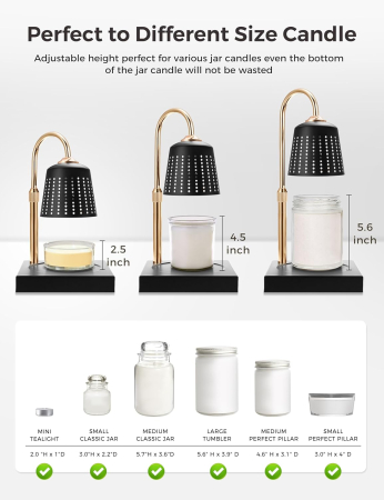 Lampa incalzire controlata a lumanarilor parfumate [2]