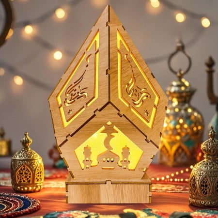 Lampa de masa in stil islamic alimentata cu baterii, clasa [Energy Class A+++] [1]