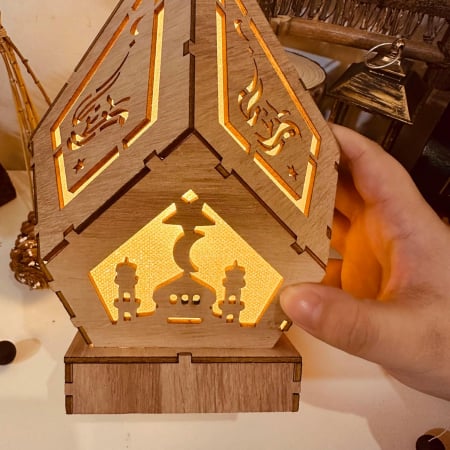 Lampa de masa in stil islamic alimentata cu baterii, clasa [Energy Class A+++] [4]