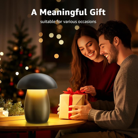 Lampa de masa ciuperca LED reincarcabila, intensitate reglabila, impermeabila, control tactil [6]
