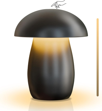 lampi de masa - Lampa de masa ciuperca LED reincarcabila, intensitate reglabila, impermeabila, control tactil