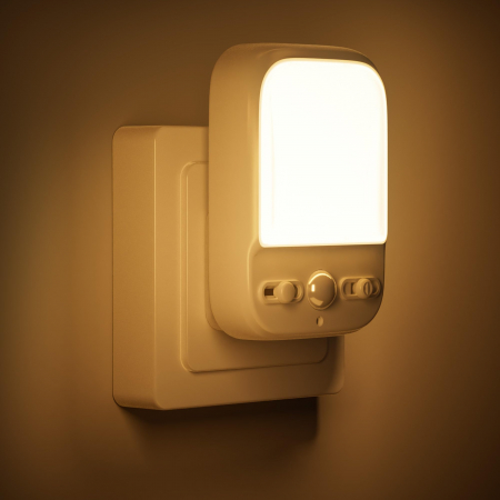 CASA SI GRADINA - Lampa de veghe cu senzor de miscare, reglaj intensitate, temporizator