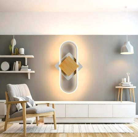 Lampa versatila de perete LED 14W, 3000K, 1920Lm, lungime 41 cm, alimentare 220 V [5]