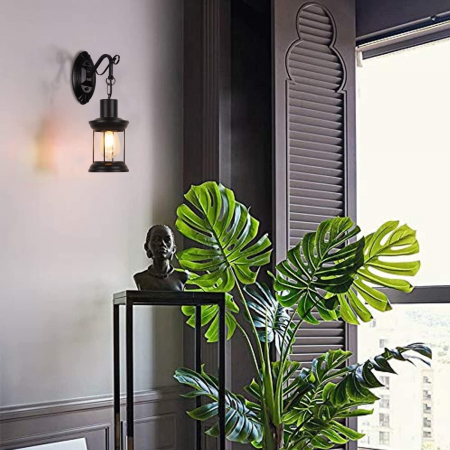 Lampa de perete din metal in stil retro, 60W, soclu E27 [3]