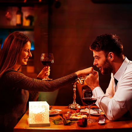 Lampa de veghe LED Waves cu 16 lumini RGB cu telecomandă [6]