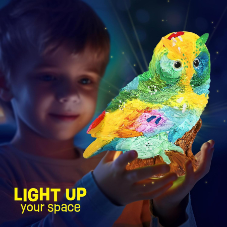 Lampa de veghe bufnita cu set de pictura [5]