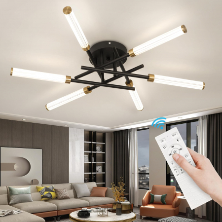 ILUMINAT - Lampa plafon cu 6 leduri si telecomanda, 24W cu 3 culori de lumina