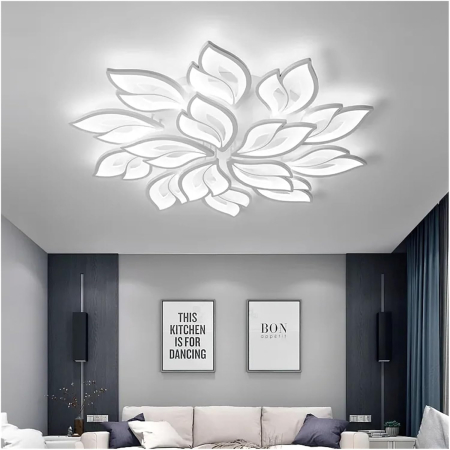 Lampa de plafon LED, lumina calda/rece, telecomanda [3]