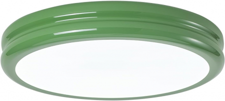 LAMPI PLAFON - Lampa plafon LED 24W 30cm, IP20, lumina 3 culori, rama aluminiu verde
