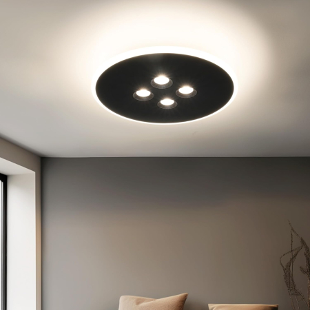 Lampa plafon LED 40W,intensitate reglabilă și telecomandă, rotunda 30cm, 3000K-6500K [6]