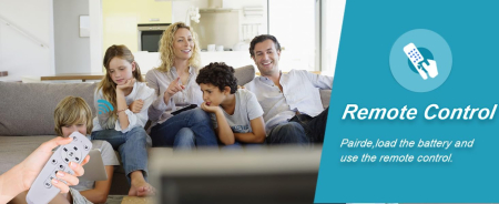 Lampa plafon rotunda, candelabru cu  LED si telecomanda, lumina 3 culori 100 x 50 x 50 cm [7]