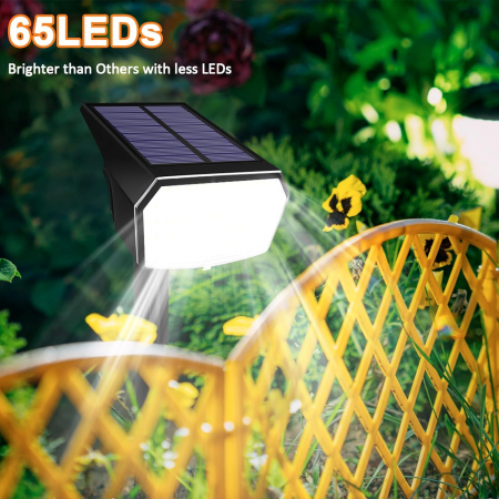 Proiectoare solare cu 65 LED-uri. IP 65, set  2 bucati [5]