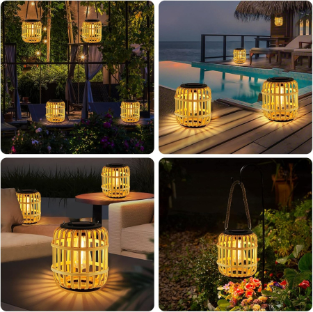 Lampa solara tip felinar pentru suspendare IP44 [5]