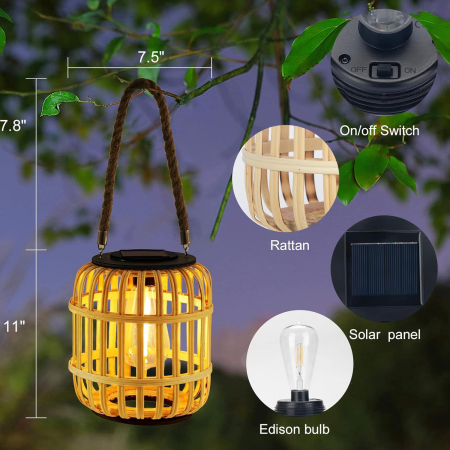 Lampa solara tip felinar pentru suspendare IP44 [1]