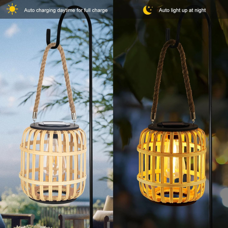 Lampa solara tip felinar pentru suspendare IP44 [2]