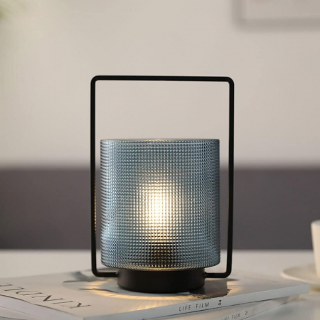Lampa LED , tip felinar, cu temporizator H:20 cm [3]